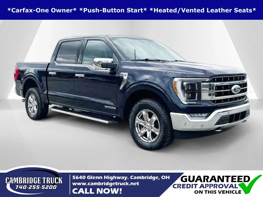Blue 2022 Ford F-150 Lariat for sale in Cambridge, OH