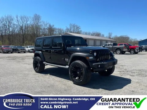 Black 2018 Jeep Wrangler Unlimited Sport S for sale in Cambridge, OH