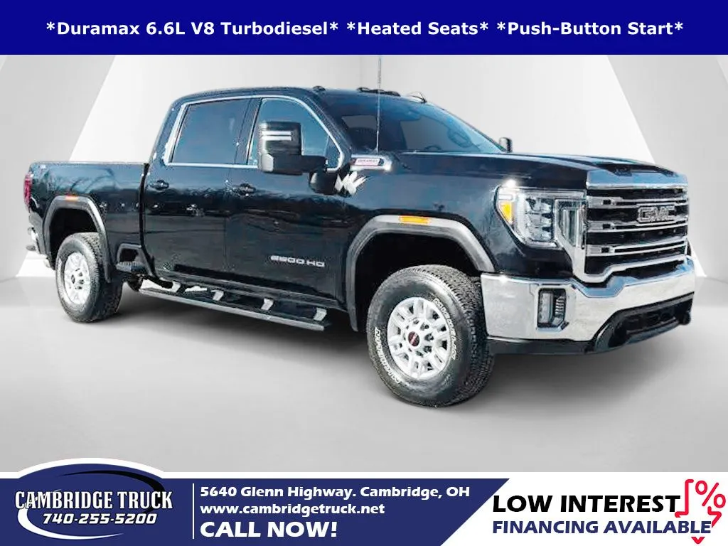 Black 2022 GMC Sierra 2500HD SLE for sale in Cambridge, OH