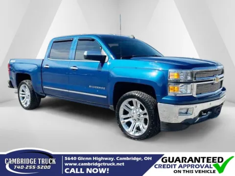 Blue 2015 Chevrolet Silverado 1500 LTZ for sale in Cambridge, OH