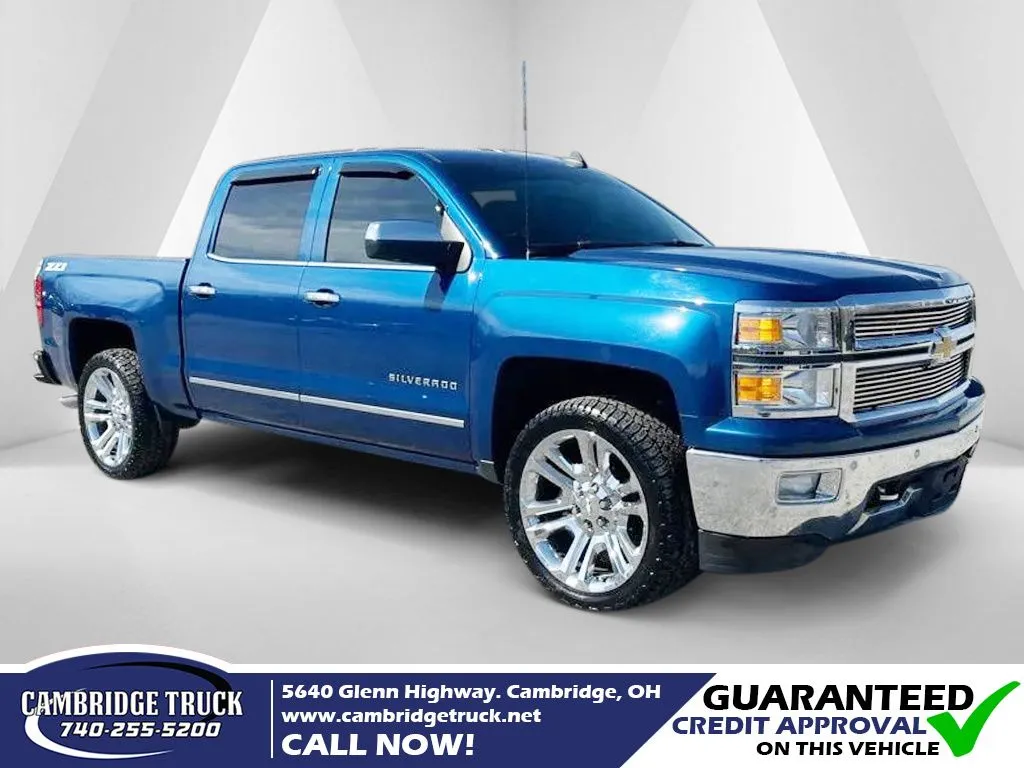 Blue 2015 Chevrolet Silverado 1500 LTZ for sale in Cambridge, OH