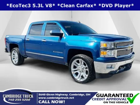 Blue 2015 Chevrolet Silverado 1500 LTZ for sale in Cambridge, OH