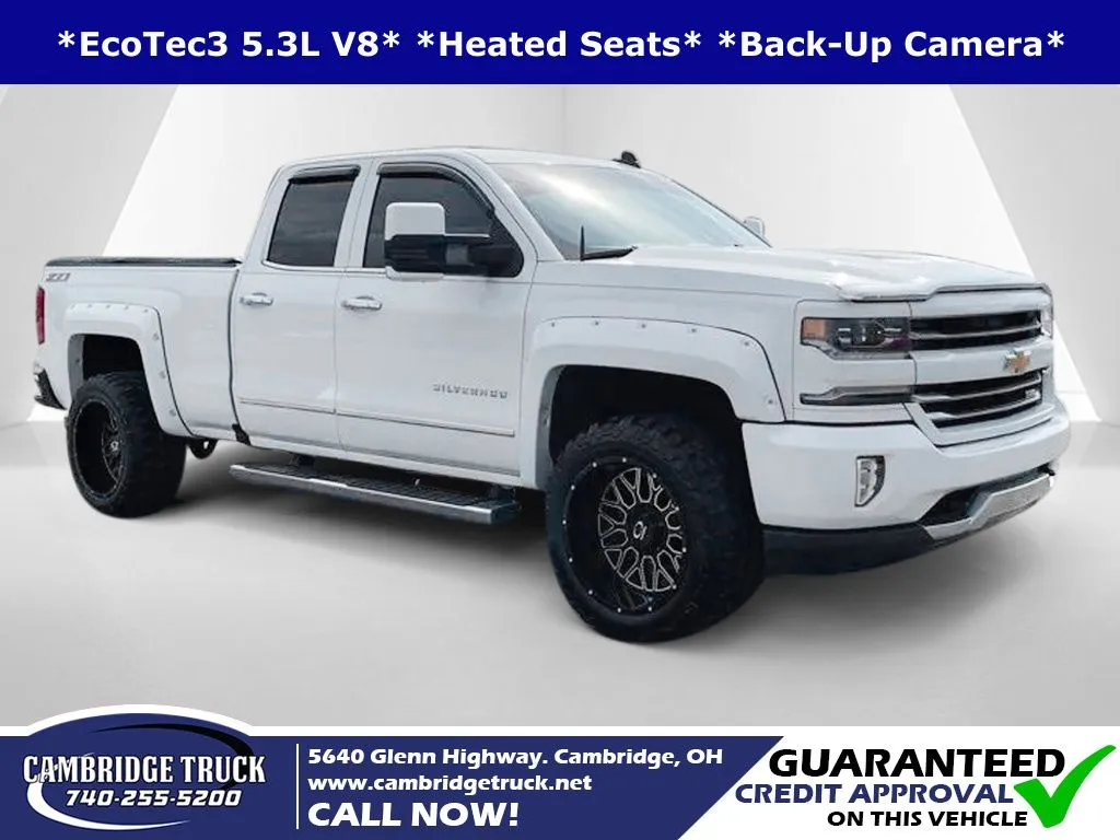 White 2016 Chevrolet Silverado 1500 LTZ for sale in Cambridge, OH