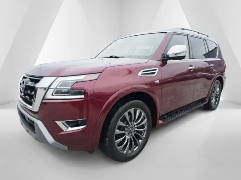 Another view of 2022 Nissan Armada Platinum for sale in Cambridge, OH at Cambridge Truck