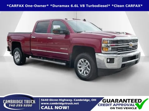 Red 2019 Chevrolet Silverado 2500HD LTZ for sale in Cambridge, OH