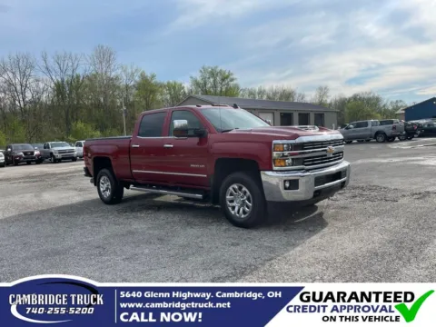 Red 2019 Chevrolet Silverado 2500HD LTZ for sale in Cambridge, OH