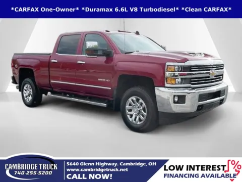 Red 2019 Chevrolet Silverado 2500HD LTZ for sale in Cambridge, OH