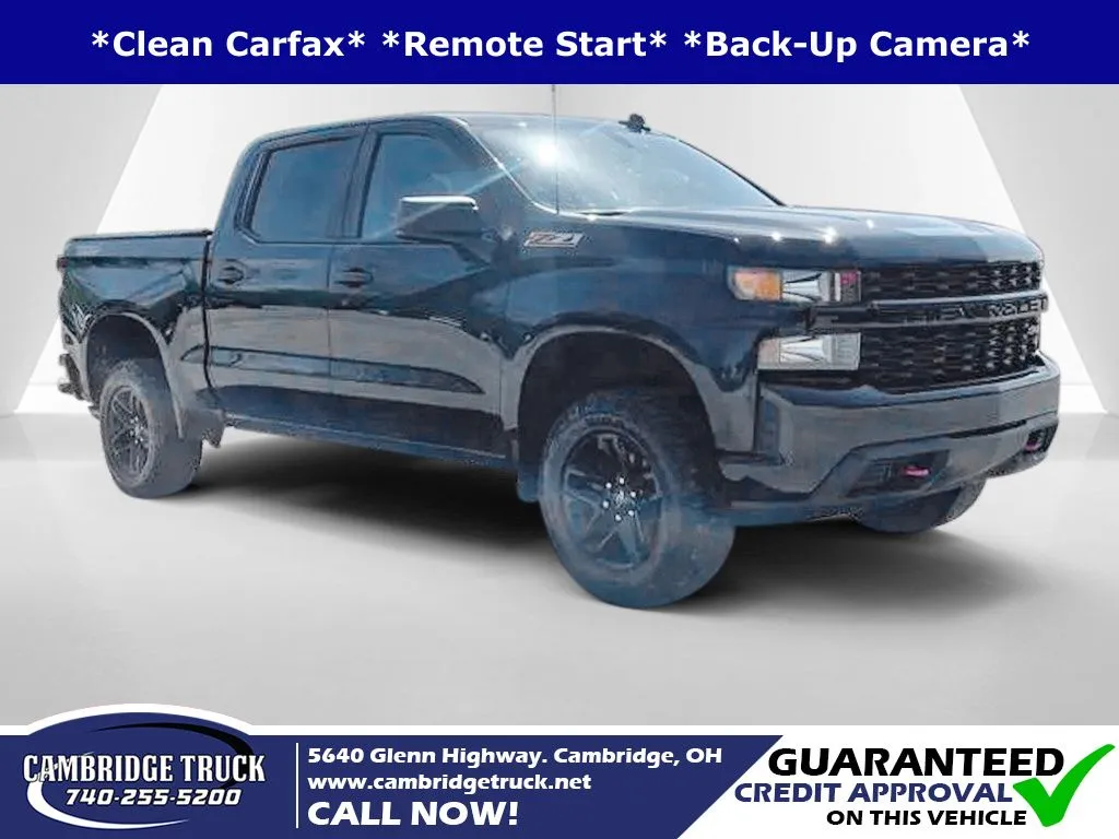 Black 2021 Chevrolet Silverado 1500 Custom Trail Boss for sale in Cambridge, OH