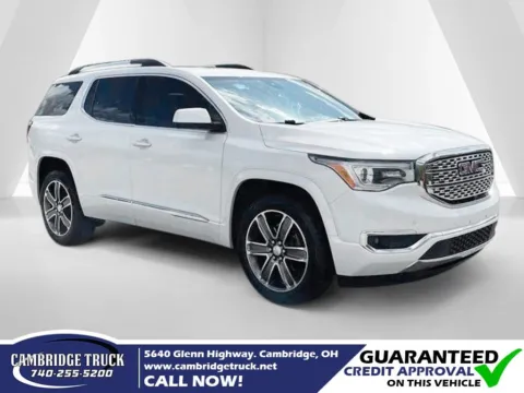 White 2017 GMC Acadia Denali for sale in Cambridge, OH