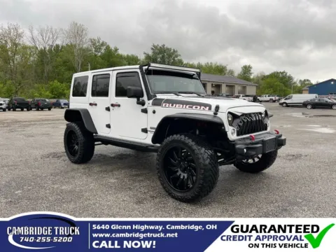 White 2017 Jeep Wrangler Unlimited Rubicon Recon for sale in Cambridge, OH