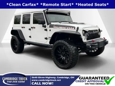 White 2017 Jeep Wrangler Unlimited Rubicon Recon for sale in Cambridge, OH