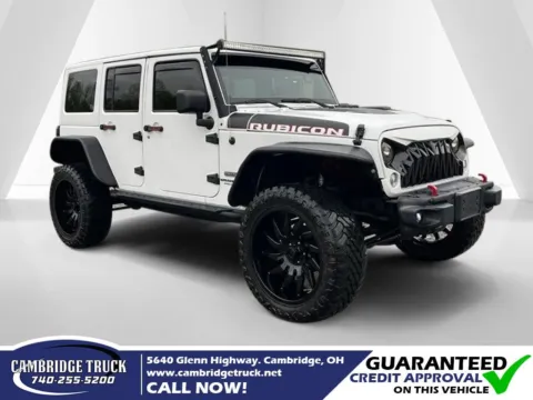 White 2017 Jeep Wrangler Unlimited Rubicon Recon for sale in Cambridge, OH