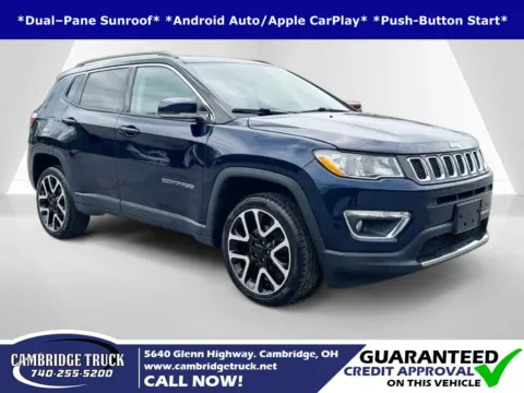 Blue 2018 Jeep Compass Limited for sale in Cambridge, OH