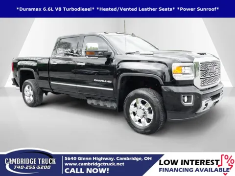 Black 2018 GMC Sierra 3500HD Denali for sale in Cambridge, OH