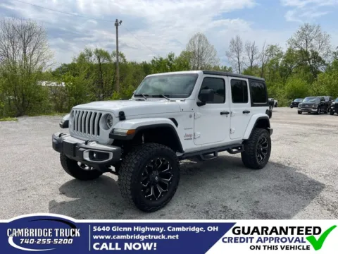 White 2018 Jeep Wrangler Unlimited Sahara for sale in Cambridge, OH