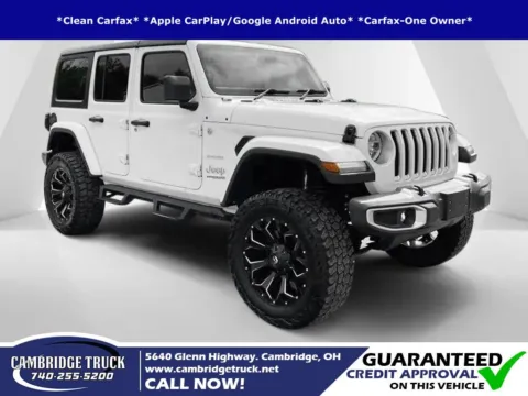 White 2018 Jeep Wrangler Unlimited Sahara for sale in Cambridge, OH