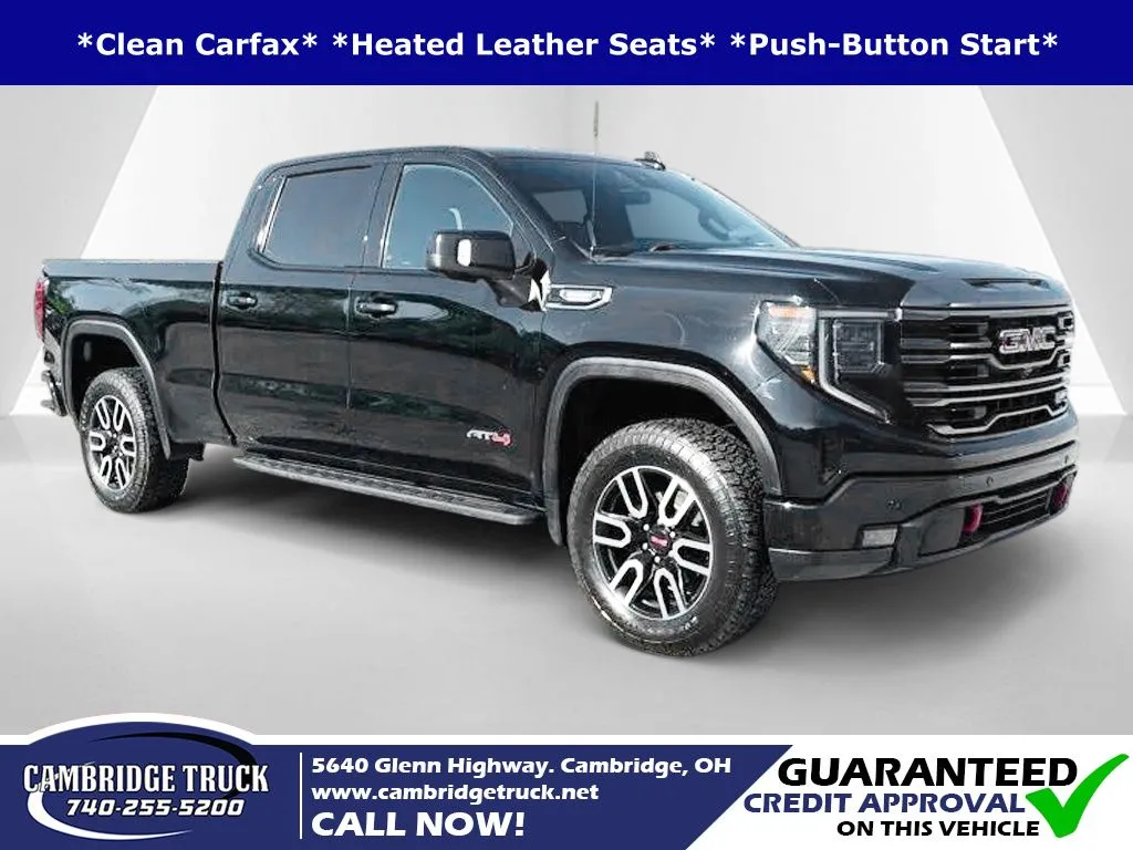 Black 2022 GMC Sierra 1500 AT4 for sale in Cambridge, OH