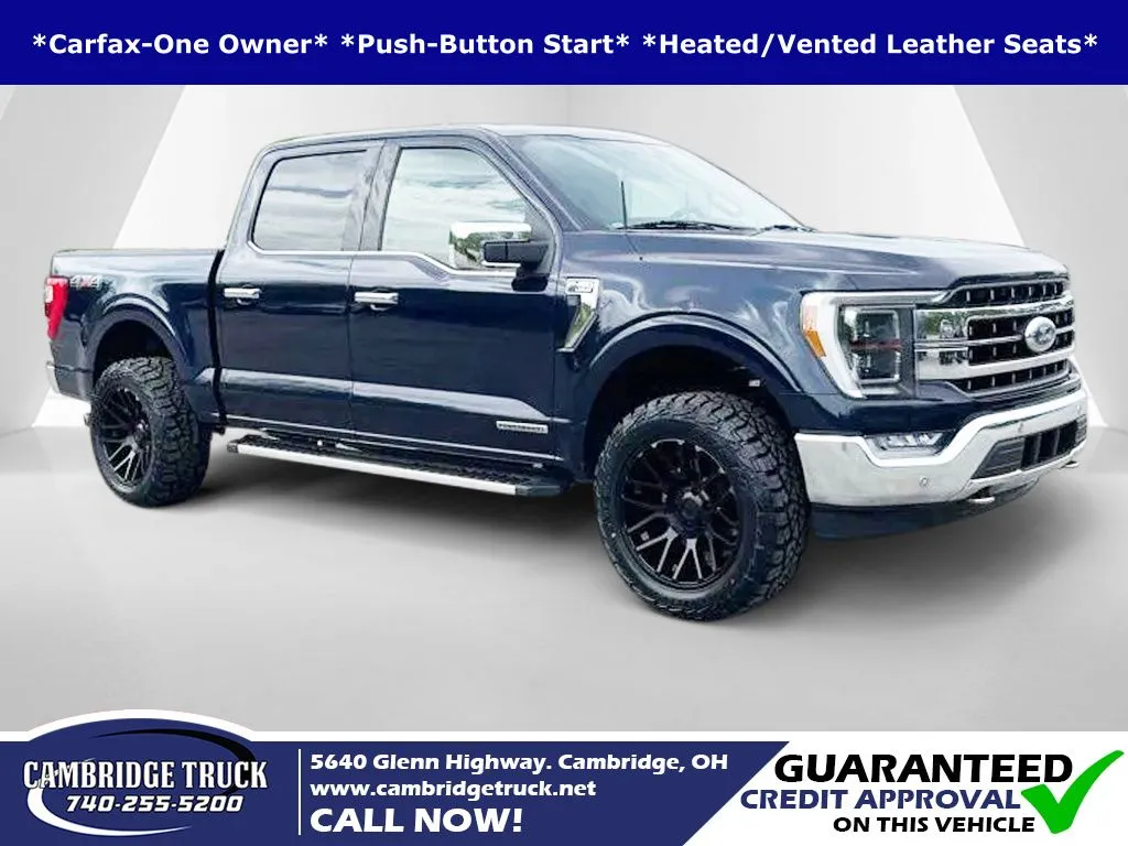 Blue 2022 Ford F-150 Lariat for sale in Cambridge, OH