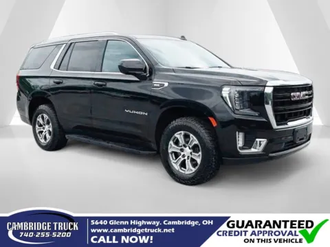 Black 2021 GMC Yukon SLE for sale in Cambridge, OH