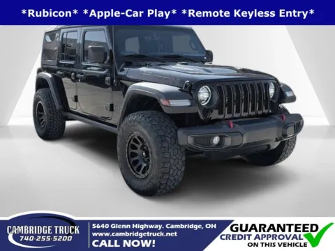Black 2023 Jeep Wrangler Rubicon for sale in Cambridge, OH