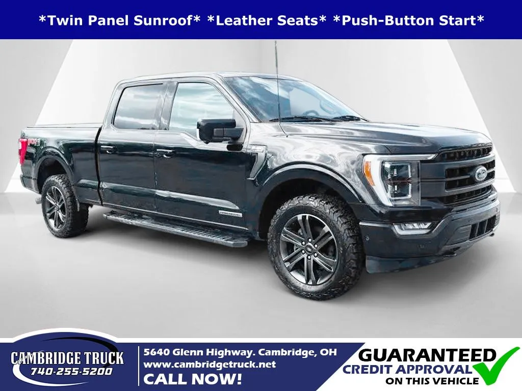 Black 2021 Ford F-150 Lariat for sale in Cambridge, OH