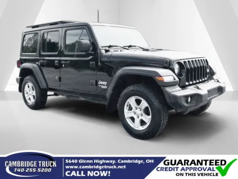 Black 2020 Jeep Wrangler Unlimited Sport S for sale in Cambridge, OH