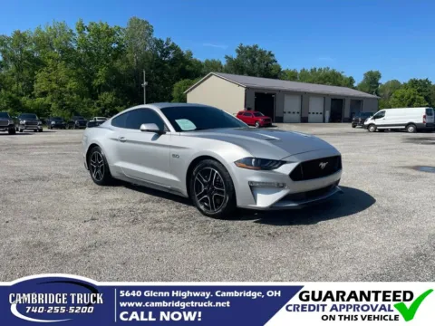 Silver 2018 Ford Mustang GT Premium for sale in Cambridge, OH