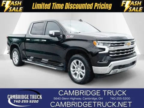 Black 2024 Chevrolet Silverado 1500 LTZ for sale in Cambridge, OH
