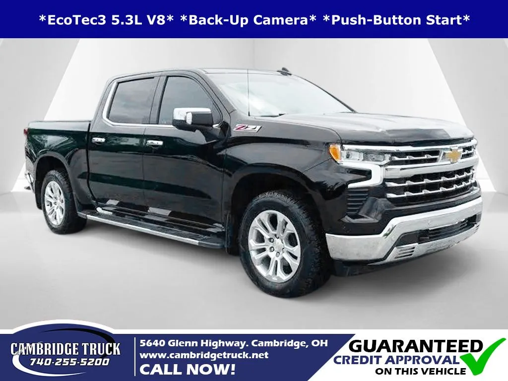 Black 2024 Chevrolet Silverado 1500 LTZ for sale in Cambridge, OH