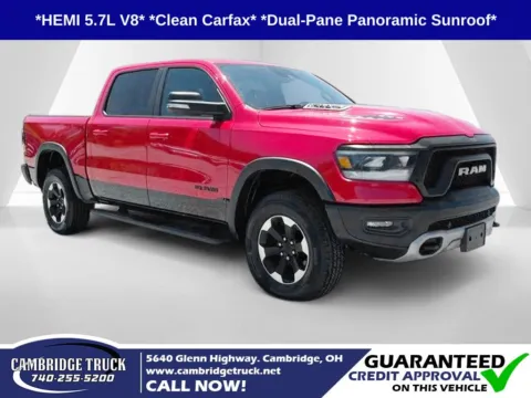 Red 2020 Ram 1500 Rebel for sale in Cambridge, OH