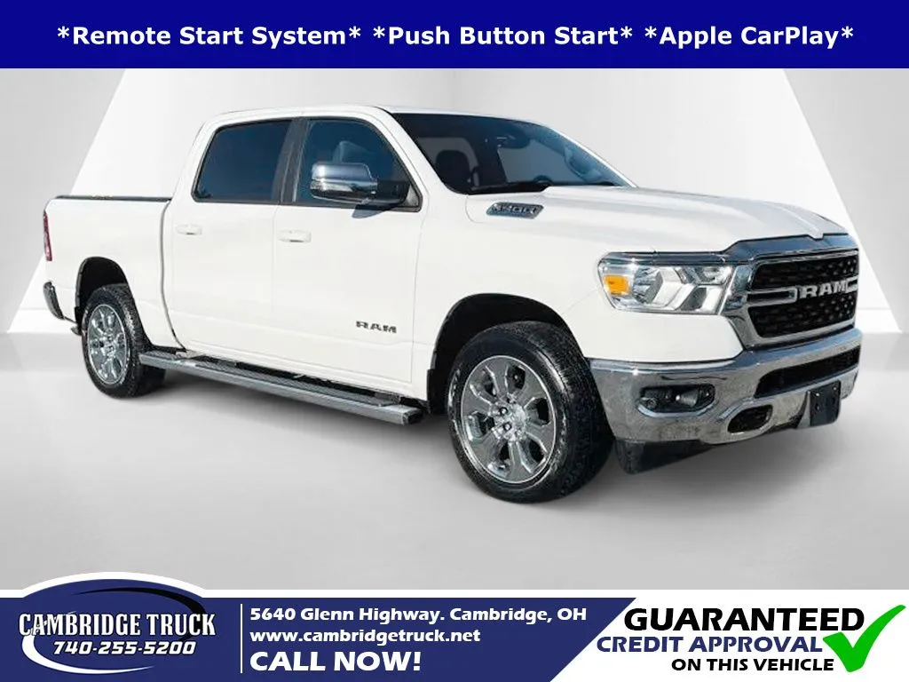 White 2022 Ram 1500 Big Horn/Lone Star for sale in Cambridge, OH