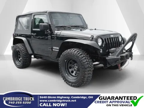Black 2015 Jeep Wrangler Sport for sale in Cambridge, OH