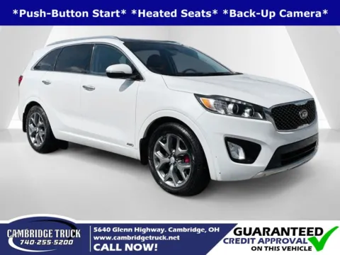 White 2018 Kia Sorento SX for sale in Cambridge, OH