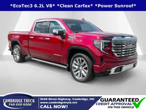 Red 2022 GMC Sierra 1500 Denali for sale in Cambridge, OH