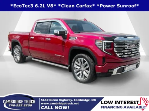 Red 2022 GMC Sierra 1500 Denali for sale in Cambridge, OH