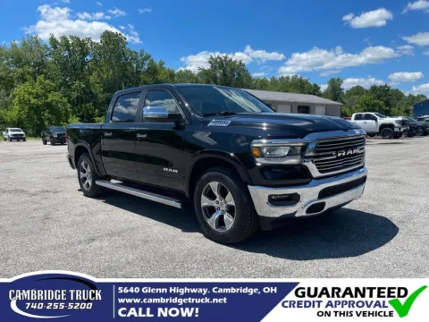 Black 2019 Ram 1500 Laramie for sale in Cambridge, OH