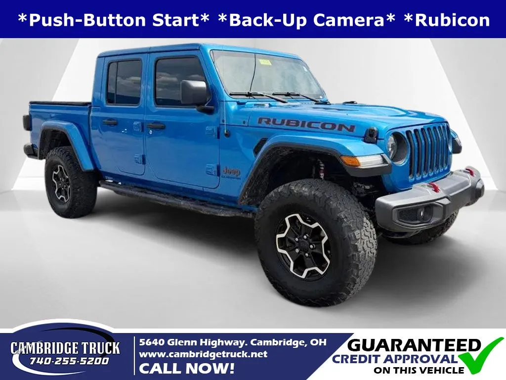 Blue 2021 Jeep Gladiator Rubicon for sale in Cambridge, OH