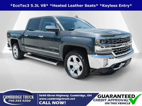 Gray 2018 Chevrolet Silverado 1500 LTZ for sale in Cambridge, OH