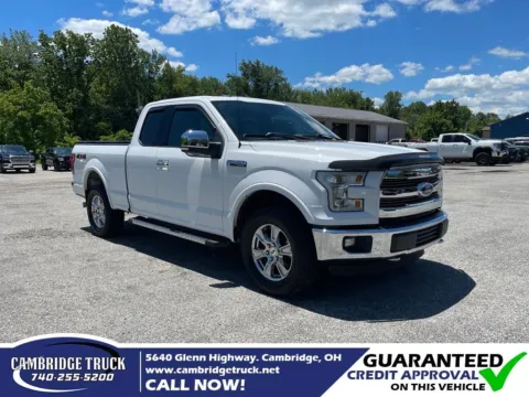 White 2015 Ford F-150 Lariat for sale in Cambridge, OH
