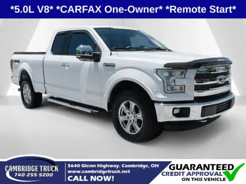White 2015 Ford F-150 Lariat for sale in Cambridge, OH