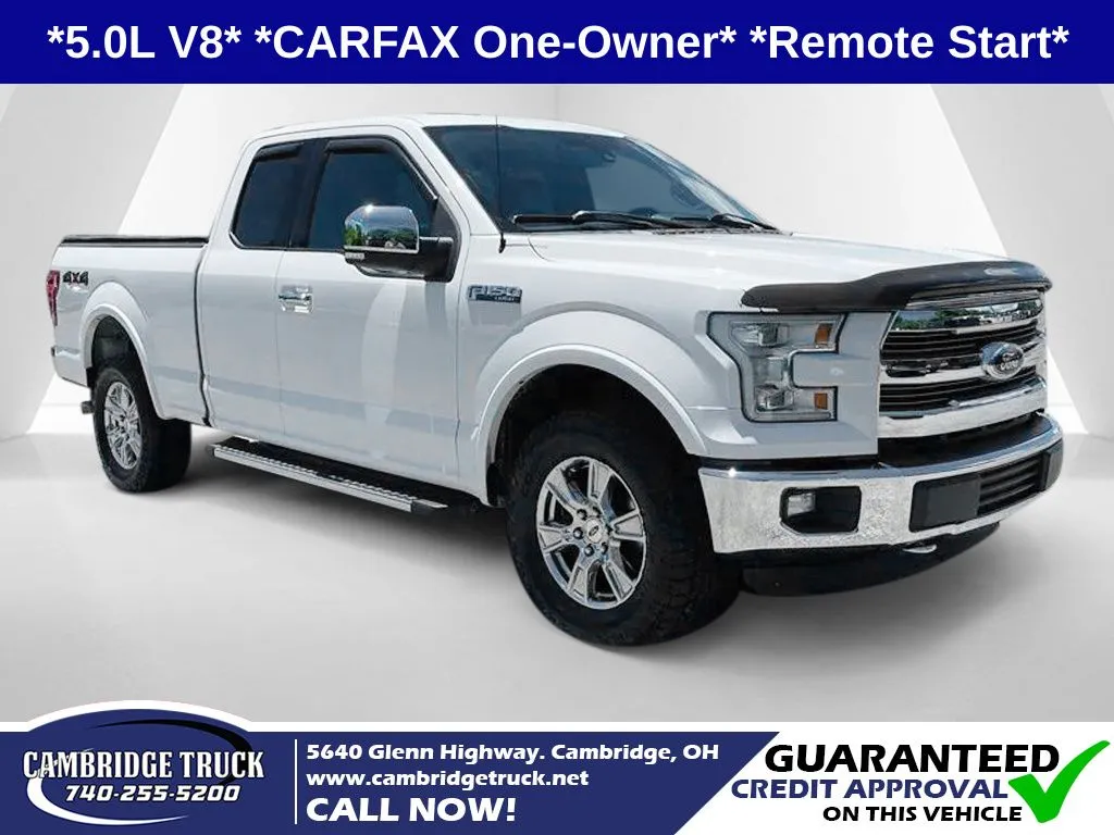 White 2015 Ford F-150 Lariat for sale in Cambridge, OH