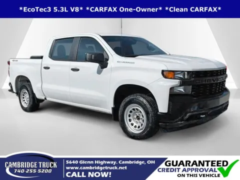 White 2021 Chevrolet Silverado 1500 WT for sale in Cambridge, OH