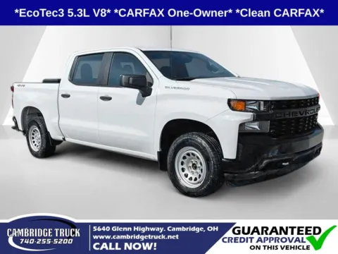 White 2021 Chevrolet Silverado 1500 WT for sale in Cambridge, OH