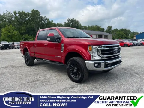 Red 2021 Ford F-250SD Lariat for sale in Cambridge, OH