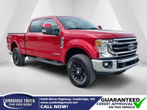 Red 2021 Ford F-250SD Lariat for sale in Cambridge, OH