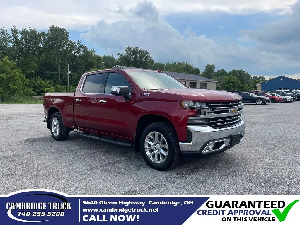 Red 2020 Chevrolet Silverado 1500 LTZ for sale in Cambridge, OH