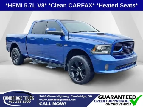 Blue 2018 Ram 1500 Sport for sale in Cambridge, OH