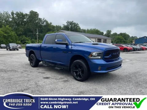 Blue 2018 Ram 1500 Sport for sale in Cambridge, OH