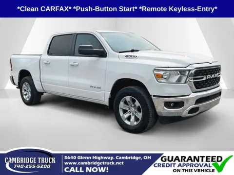 White 2022 Ram 1500 Big Horn/Lone Star for sale in Cambridge, OH