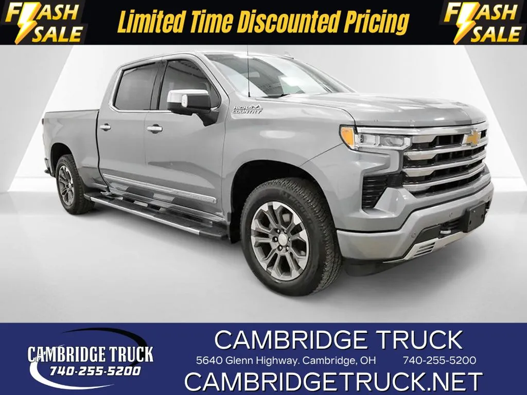 Gray 2023 Chevrolet Silverado 1500 High Country for sale in Cambridge, OH